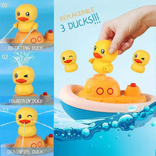 Load image into Gallery viewer, Small Duck Water Spraying Bathtub Toys
