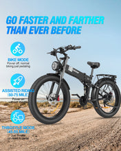 Load image into Gallery viewer, Foldable E-bike 26 inch 1500W/48V/20mAh
