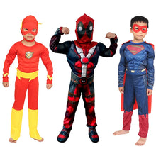 Load image into Gallery viewer, Superhero- Spider Man/Deadpool/Flash Cosplay Costume
