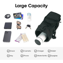 Load image into Gallery viewer, Water Bottle Holder with Strap and Pockets
