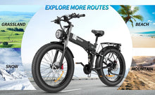 Load image into Gallery viewer, Foldable E-bike 26 inch 1500W/48V/20mAh
