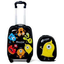 Load image into Gallery viewer, Kids Carry On Luggage Set, Backpack &amp; Rolling Suitcase - yourhealthandfitnessshop
