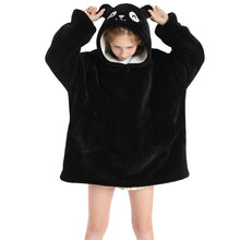 Load image into Gallery viewer, Kids Winter Sherpa Blanket with Sleeves, Ultra Plush Fleece Sweatshirt Hoodie - yourhealthandfitnessshop
