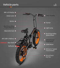 Load image into Gallery viewer, A20, 20 Inch Folding E-bike, 36V 13Ah Battery
