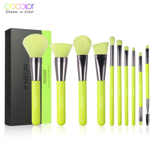 Neon Professional Blending Contour Makeup Brushes 10/15pcs - yourhealthandfitnessshop