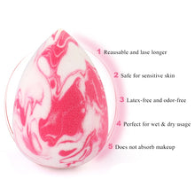 Load image into Gallery viewer, Makeup Sponge Marbling Water-drop Shape Blender Sponge - yourhealthandfitnessshop
