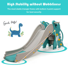 Load image into Gallery viewer, Kids Climber Slide Play Set w/Basketball Hoop &amp; Toss Toy - yourhealthandfitnessshop
