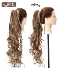 Load image into Gallery viewer, 12-26inch Claw Clip On Synthetic Ponytail Hair Extension - yourhealthandfitnessshop
