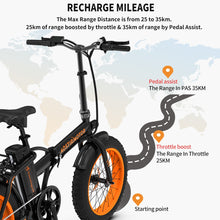 Load image into Gallery viewer, A20, 20 Inch Folding E-bike, 36V 13Ah Battery
