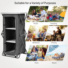 Load image into Gallery viewer, Folding Pop-Up Cupboard Compact Camping Storage Cabinet w/ Bag X-Large Size - yourhealthandfitnessshop
