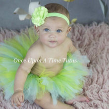 Load image into Gallery viewer, Cute Baby Tulle Tutu Skirt with Flower Headband
