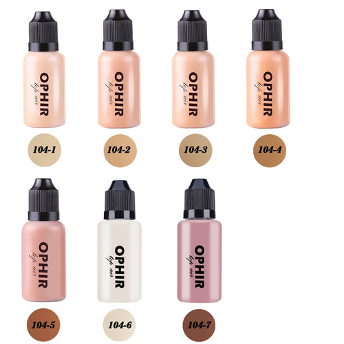 Airbrush Makeup Foundation Inks, 7 Colors - yourhealthandfitnessshop