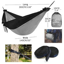 Load image into Gallery viewer, 1-2 Person Outdoor Mosquito Net Parachute Hammock - yourhealthandfitnessshop
