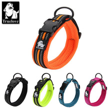 Load image into Gallery viewer, Adjustable Padded 3M Reflective Mesh Dog Collar
