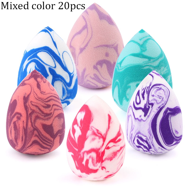 Makeup Sponge Marbling Water-drop Shape Blender Sponge - yourhealthandfitnessshop