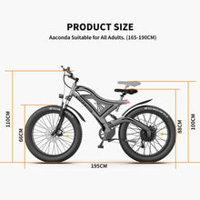 Load image into Gallery viewer, Ebike 750W Motor 48V 15Ah Battery 26Inch 4.0 Fat Tire Bicycle - yourhealthandfitnessshop
