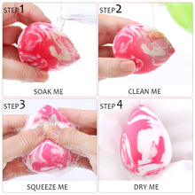 Load image into Gallery viewer, Makeup Sponge Marbling Water-drop Shape Blender Sponge - yourhealthandfitnessshop
