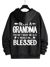 Load image into Gallery viewer, Grandma Drawstring Loose Hoodie
