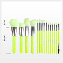 Load image into Gallery viewer, Neon Professional Blending Contour Makeup Brushes 10/15pcs - yourhealthandfitnessshop
