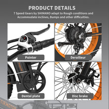 Load image into Gallery viewer, A20, 20 Inch Folding E-bike, 36V 13Ah Battery
