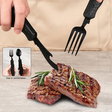 Load image into Gallery viewer, Stainless Steel  4 in 1 Travel Utensil, Lightweight &amp; Compact
