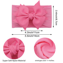 Load image into Gallery viewer, Soft Elastic Nylon Headband Hair Bows 12/15/20 Pcs - yourhealthandfitnessshop
