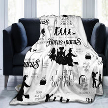 Load image into Gallery viewer, Hocus Pocus Throw Blanket
