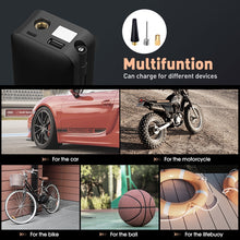 Load image into Gallery viewer, Portable Rechargeable Air Pump Tire Inflator, Compressor, Digital &amp; Cordless
