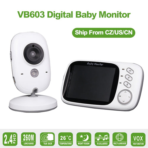 3.2 inch Wireless Video Baby Monitor/Security Camera with Night Vision High Resolution - yourhealthandfitnessshop