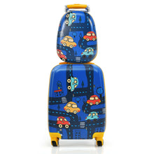 Load image into Gallery viewer, 2PC Kids Carry On Luggage Set, Backpack &amp; Rolling Suitcase for Travel - yourhealthandfitnessshop
