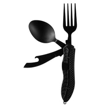 Load image into Gallery viewer, Stainless Steel  4 in 1 Travel Utensil, Lightweight &amp; Compact
