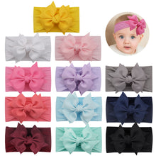 Load image into Gallery viewer, Soft Elastic Nylon Headband Hair Bows 12/15/20 Pcs - yourhealthandfitnessshop
