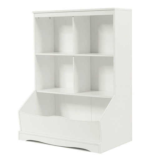 3-Tier Multi-Functional Bookcase Toy Storage Bin - yourhealthandfitnessshop