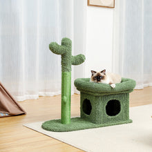 Load image into Gallery viewer, Cute Cactus or Mushroom Scratching post with Ball
